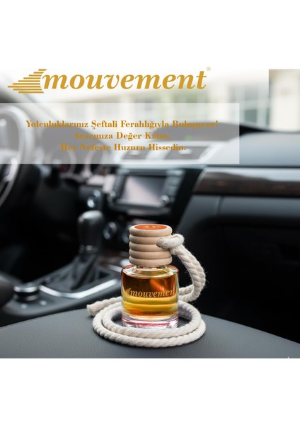 Şeftali Aroması 8 ml Oto Kokusu – Tatlı ve Neşeli Bir Atmosfer