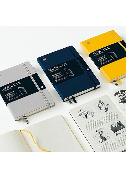 LEUCHTTURM1917 x Monocle Limited Edition Defter B6, Yumuşak Kapak, 128 Noktalı Sayfa Light Grey 363360 fiyatları