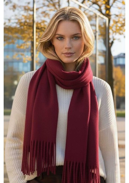 Unisex Yumuşak Dokulu Püsküllü Kışlık Buklet Atkı Şal 2'li Set fiyatları