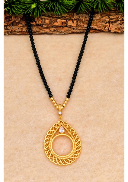 Yarım Altın Için Kolye Kadın Damla Model Yarım Altın Takılan Kolye BT064 modelleri