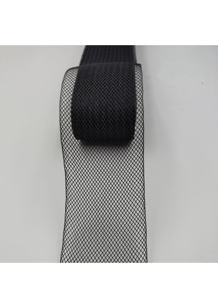 Gren 5 cm Siyah-1 Top 25 Yard -(22,85 Metredir)-Gelinlik ve Abiye Elbise Dikim Işleri Için fiyatları