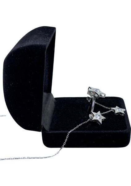 Beyaz Işıltılı Gümüş Yıldız Set&takım-Gökyüzünün Mücevherleri Koleksiyonu fiyatları