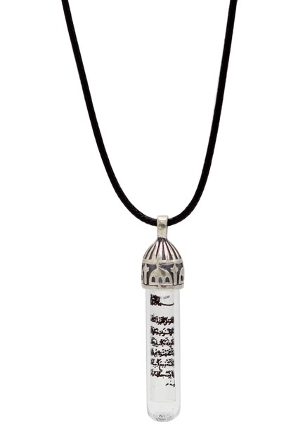 925 Ayar Gümüş Ayetli Kolye 201024583