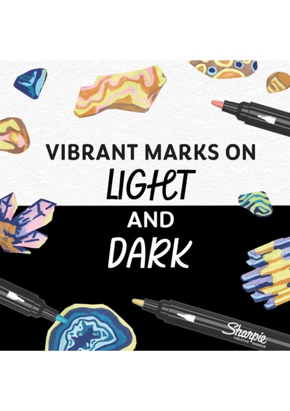 Creative Akrilik Marker Kalem 12 Renk - Earth Tones fırsatları