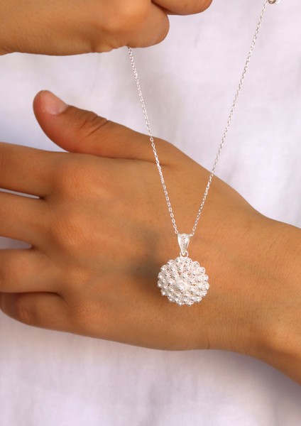 3 Sıra Bereket Model 925 Ayar Saf Gümüş Telkari Kadın Kolye 201024643 fiyatları