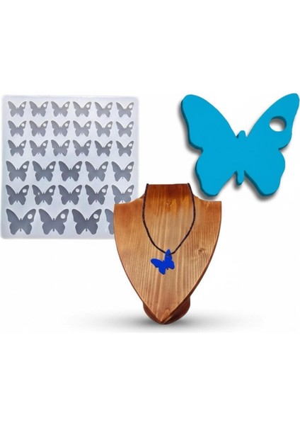 Kelebek Kolye ve Anahtarlık Kalıbı