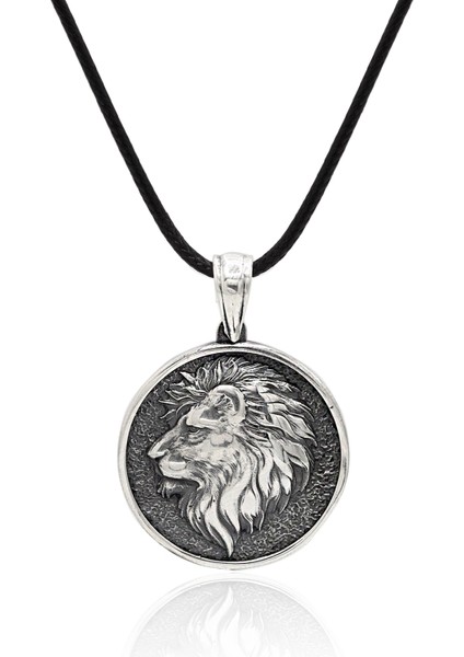 Aslan Tasarım 925 Ayar Gümüş Erkek Kolye 201024601