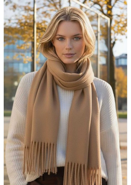 Unisex Yumuşak Dokulu Püsküllü Kışlık Buklet Atkı Şal 2'li Set fiyatları