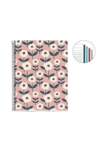 A4 70GSM 100 Yaprak Telli Kareli Keep It Simple Defter fiyatları