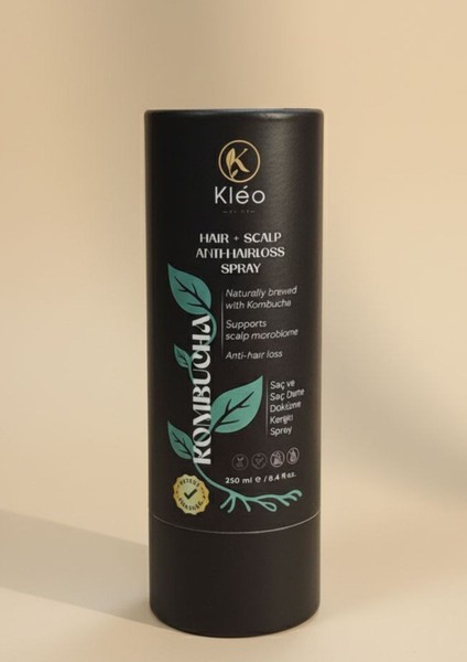 Kombucha Özlü Saç Spreyi – Dökülme Karşıtı, Gürleştirici ve Besleyici Bakım