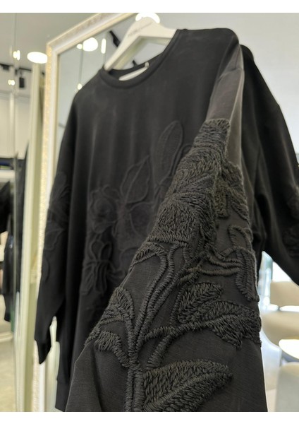 Adn Işlemeli Sweat Örme Cupra - Siyah - 2 fiyatları