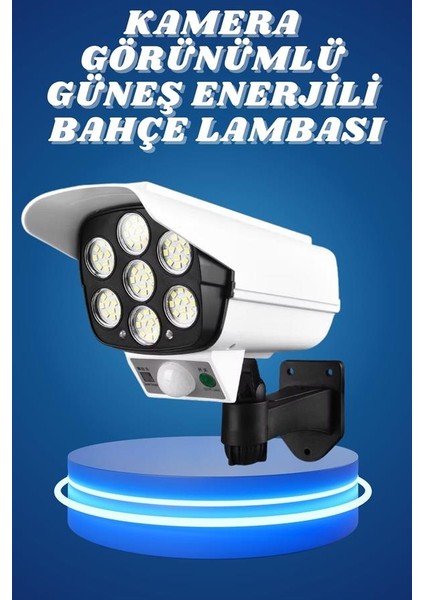 Bahçe Aydınlatması Hareket Sensörlü LED Aydınlatma Kamera Görünümlü
