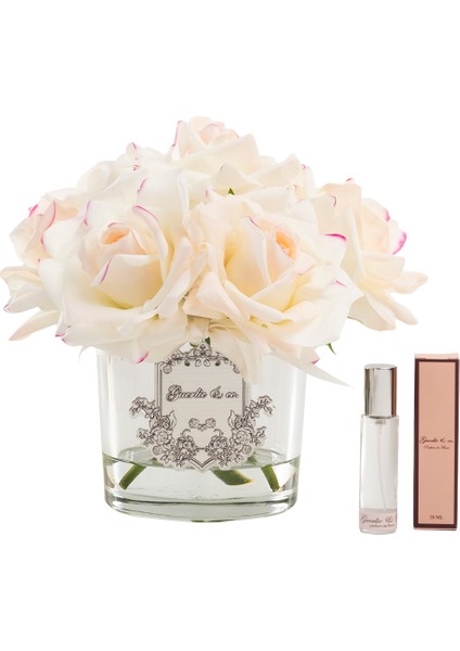 Krem Pembe 7 Gül Gümüş