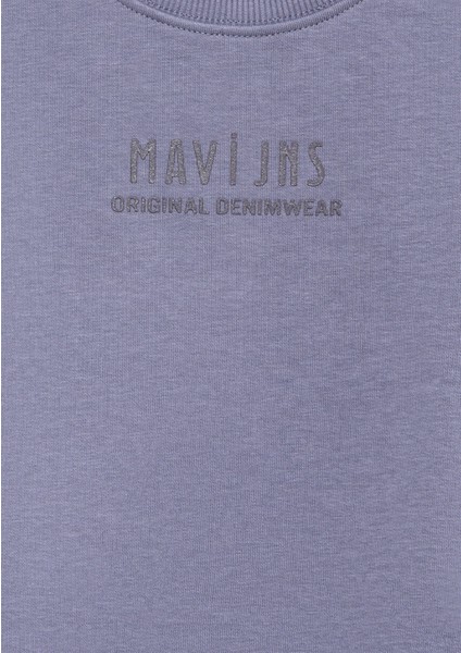Mavi Jns Baskılı Mor Sweatshirt 7S10146-88095