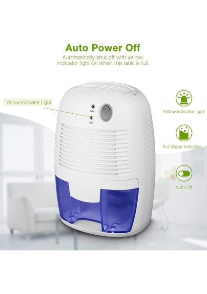 Mini Nem Alma Cihazı USB Taşınabilir Hava Kurutma Makinesi Elektrikli Soğutmalı 500ML Su Tankı Ev Yatak Odası Mutfak Ofis Araba Için (Yurt Dışından) fiyatları