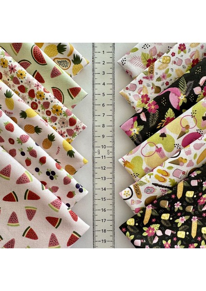Patchwork Kumaş Seti – 60 Adet 20X20 cm | %100 Pamuk Saten | El Işi, Dikiş, Quilting ve Hobi Için fırsatları