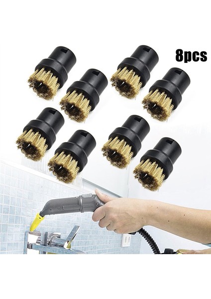 Karcher Sc Serisi Karcher Sc1 SC2S C3 Sc4 Sc5 SC952 SC1020 SC2500 SC5800 Için Yuvarlak Fırça Pirinç Tel Fırça Nozulları (Yurt Dışından) fırsatları