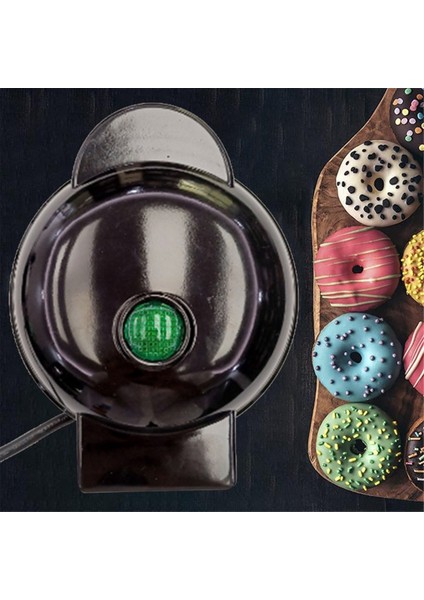 Elektrikli Donut Makinesi Yapışmaz Kaplamalı Mutfak Donut Makinesi Çocuk Atıştırmalıkları Tatlılar Kahvaltı Mini Donut Makinesi Ab Fişi A (Yurt Dışından) fırsatları
