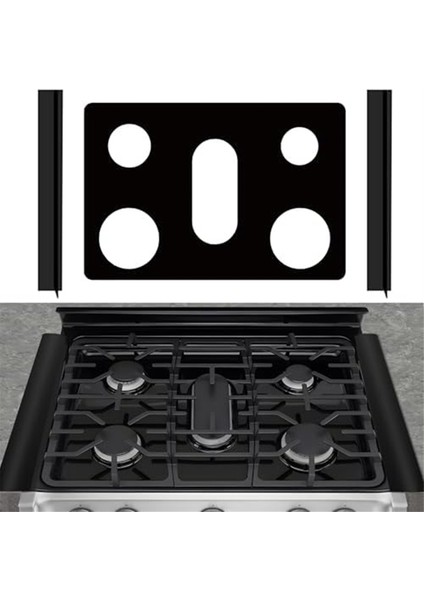 Ocak Brülör Örtüleri - LGLDG4315 LRG4115 LRG4113 LDG4313 Için Yeniden Kullanılabilir Ocak Örtüsü - Yapışmaz Yıkanabilir Ocak Örtüsü (Yurt Dışından) fiyatları