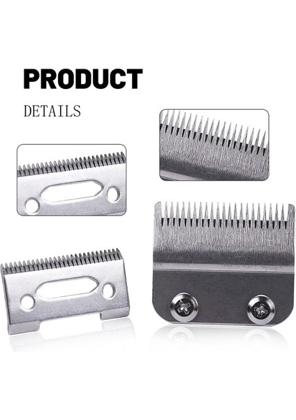 Wahl 8148 Magic Clipper Için 2 Set Profesyonel Ayarlanabilir Saç Kesme Makinesi Bıçağı Karbon Çelik Saç Kesme Makinesi Yedek Bıçağı (Yurt Dışından) fırsatları