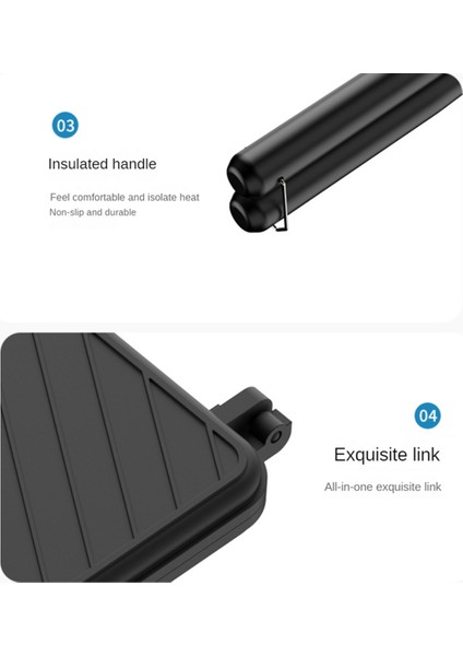 Yapışmaz Kaplama Sandviç Kalıbı Kızartma Tavası Tost Kahvaltı Makinesi Krep Makinesi Ekmek Tost Mutfak Aleti (Yurt Dışından) indirimleri