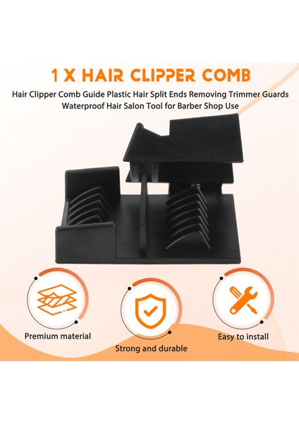 Saç Kesme Makinesi Tarak Kılavuzu Plastik Saç Uçlarını Ayırma Tıraş Makinesi Koruyucuları Berber Dükkanı Kullanımı Için Su Geçirmez Kuaför Aleti (Yurt Dışından) fırsatları