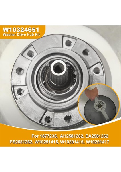 W10324651 Göbek Değişimi TB123A Rondela Anahtarı TB123A TB123B ERTB123A AP6832671 AP4503397'YI Değiştirir (Yurt Dışından) modelleri