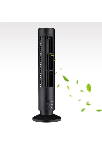 Yeni USB Kule Fanı Kanatsız Fan Kule Elektrikli Fan Mini Dikey Klima, Kanatsız Ayaklı Fan Siyah (Yurt Dışından) fiyatları