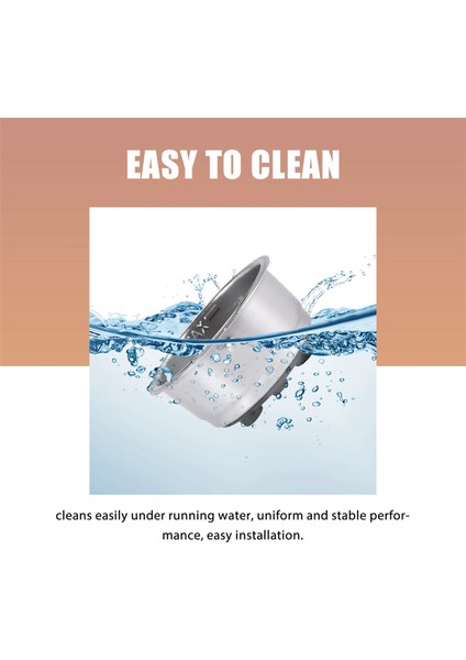 Ev Ofisi Için Çıkarılabilir Paslanmaz Çelik Kahve Filtre Sepeti Süzgeci Kahve Makinesi Aksesuarları (2 Paket) (Yurt Dışından) fiyatları