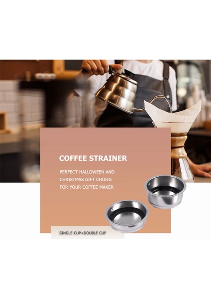 Ev Ofisi Için Çıkarılabilir Paslanmaz Çelik Kahve Filtre Sepeti Süzgeci Kahve Makinesi Aksesuarları (2 Paket) (Yurt Dışından) fırsatları