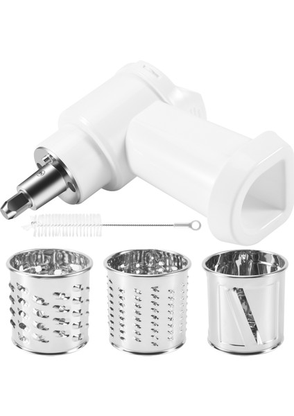 Kitchenaid Stand Mikseri Için Peynir Dilimleyici Parçalayıcı Ataşmanı, 3 Bıçaklı Kitchenaid Parçalayıcı Aksesuarlarını Değiştirin (Yurt Dışından) fiyatları