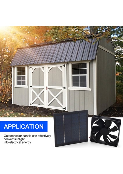 20W 12V Güneş Paneli Egzoz Fanı Hava Çıkarıcı Mini Vantilatör Güneş Paneli ile Çalışan Fan Köpek Tavuk Evi Serası Için (Yurt Dışından) fırsatları