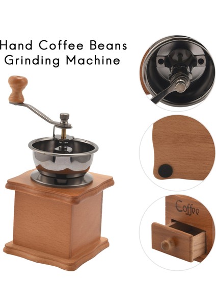 Manuel Kahve Öğütücü, El Kahve Çekirdeği Öğütme Makinesi, El Kahve Değirmeni, Manuel Çekirdek Öğütücü (Yurt Dışından) modelleri