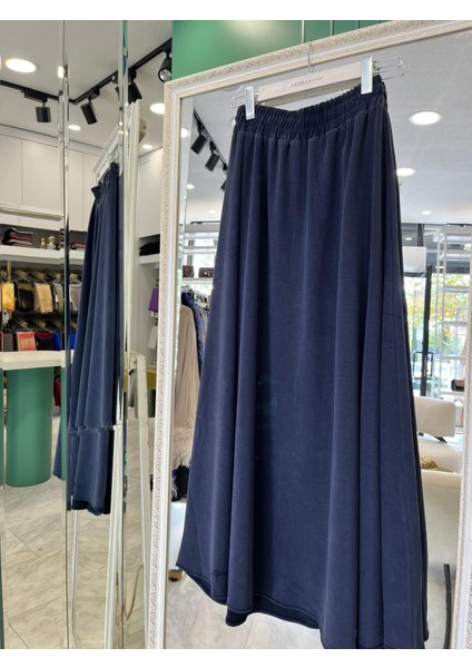 Adn Örme Cupra Etek - Lacivert - 2