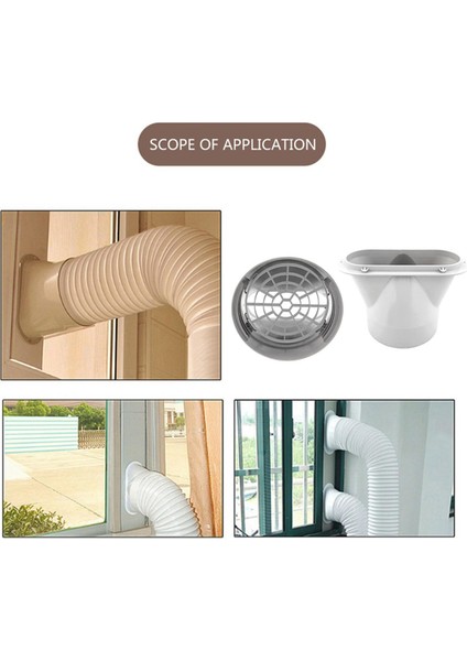 Taşınabilir Klima Için Pencere Adaptörü Filtresi Pencere Egzoz Hortumu Arayüzü Klima Için 150 mm Pencere Adaptörü (Yurt Dışından) indirimleri