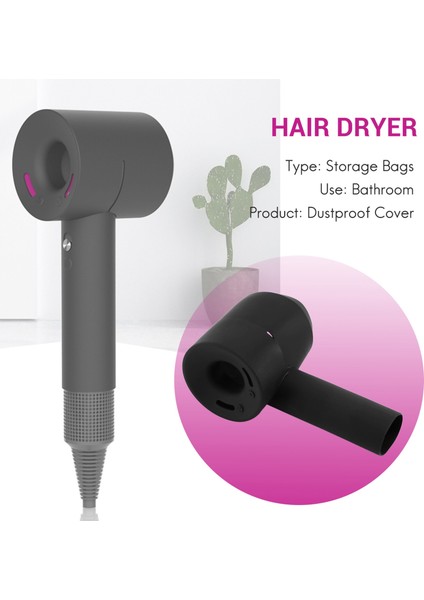 Dyson Supersonic Saç Kurutma Makinesi Için Siyah Yumuşak Silikon Koruyucu Kılıf, Dyson Üfleyici Kılıfı Için 360 Derece Tam Korumalı Şarj Kutusu (Yurt Dışından) fiyatları