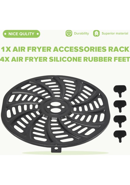Gourmia GAF698/GAF686 6qt Air Fryer Yapışmaz Air Fryer Izgara Tepsisi, Kızartma Tabağı, Bulaşık Makinesinde Yıkanabilir (Yurt Dışından) fırsatları