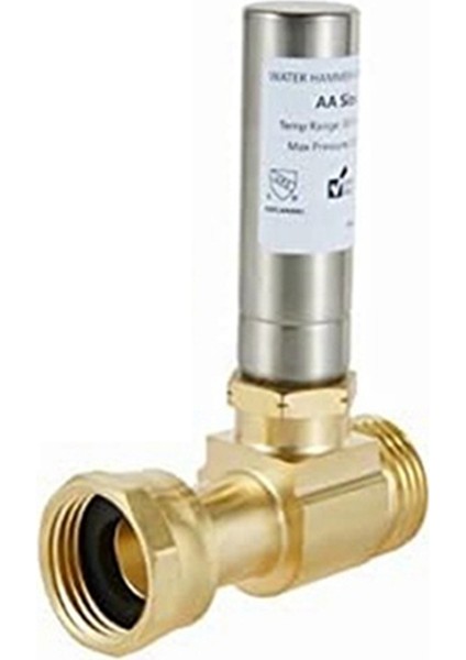 Çamaşır Makineleri Için S-241 Paslanmaz Çelik Su Darbesi Giderici, 3/4 Inç Döner Bağlantı Parçası (Yurt Dışından)