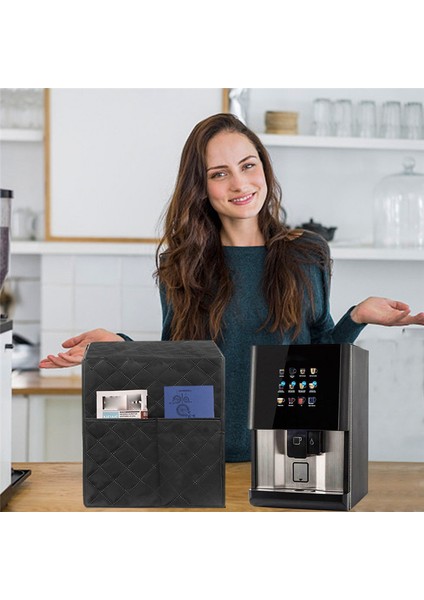 Kahve Makinesi Kılıfı Akıllı Kahve Makinesi Kılıfı Küçük Ev Aletleri Saklama Espresso Makinesi Kılıfı (Yurt Dışından) fırsatları