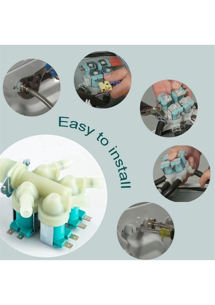 Samsung DC62-00214M Çamaşır Makinesi Su Vanası DC62-00214M 2979589 AP5623062 PS4208704 EAP4208704'Ü Değiştirir (Yurt Dışından) indirimleri