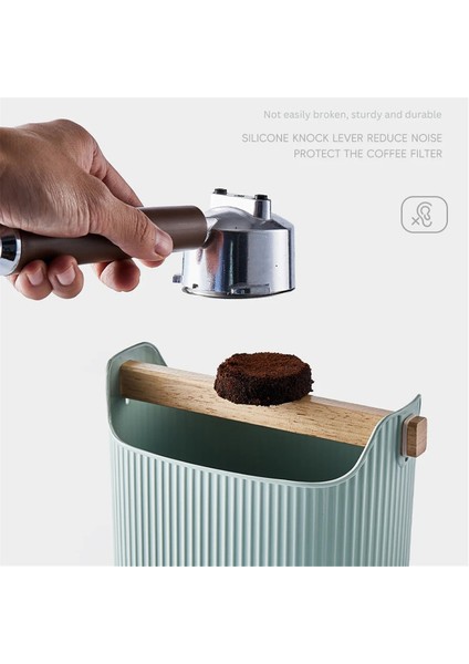 Kahve Dökme Kutusu Büyük Kapasiteli Espresso Telvesi Kabı Toz Eğimli Kalıntı Boşaltma Kovası Yapıcı Aletler Açık Yeşil (Yurt Dışından) modelleri