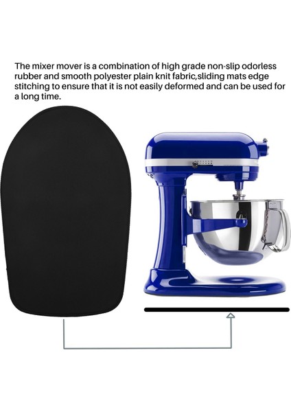 Kitchenaid Stand Mikseri Için Mikser Taşıyıcı Kayar Matlar, 2 Kablo Düzenleyici ve Kitchenaid 4,5-5 Qt Için Kayar Mat Pedi (Yurt Dışından) indirimleri