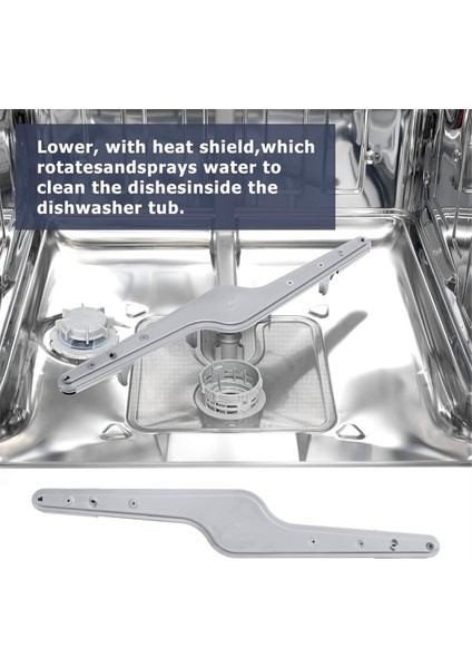Electrolux Frigidaire 154568001 Için 154568002 Bulaşık Makinesi Alt Sprey Kolu 5304517203 AP3958746, EA1524955 1196170 (Yurt Dışından) indirimleri