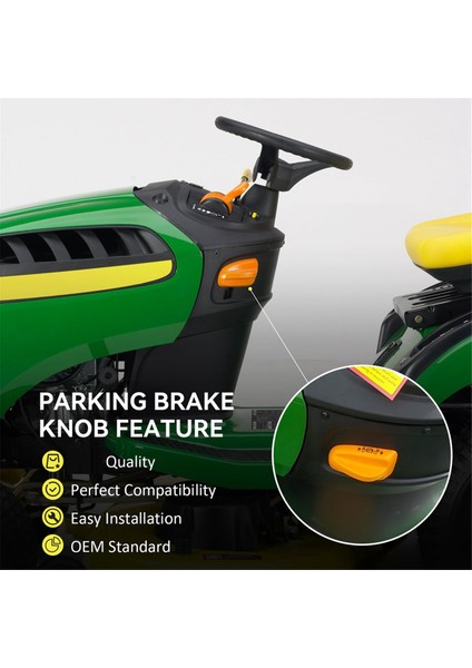 John Deere Traktör 107H 107S 92H D100 105 110 120 130 140 150 155 160 170 E100 110 120 Için GX23146 Park Freni Düğmesi (Yurt Dışından) fırsatları