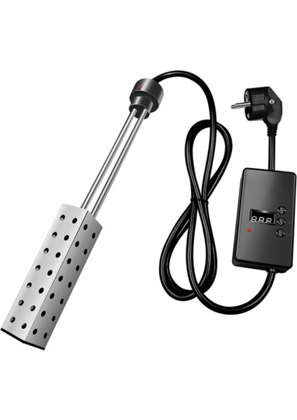 Daldırma Su Isıtıcısı 2500W Elektrikli Kova Isıtıcı, Zamanlayıcı, Otomatik Kapanma, Ev Kışı Için Sıcak Küvet Isıtıcı, Ab Fişi (Yurt Dışından)