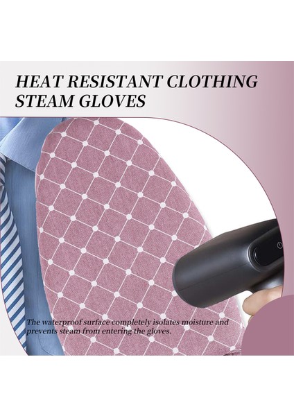 Giyim Buharlı Ütü Eldivenleri Buhar Geçirmez Eldivenler Isıya Dayanıklı Giyim Buhar Eldivenleri Giyim Buhar Aksesuarları Pembe (Yurt Dışından) indirimleri