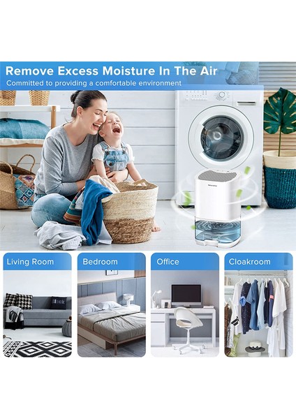 Nem Alma Cihazı, Ev Için Nem Alma Cihazları, Banyo Için 35 Oz Nem Alma Cihazı, 2500 Kübik Ayak (280 Sq Ft) Abd Fişi (Yurt Dışından) indirimleri