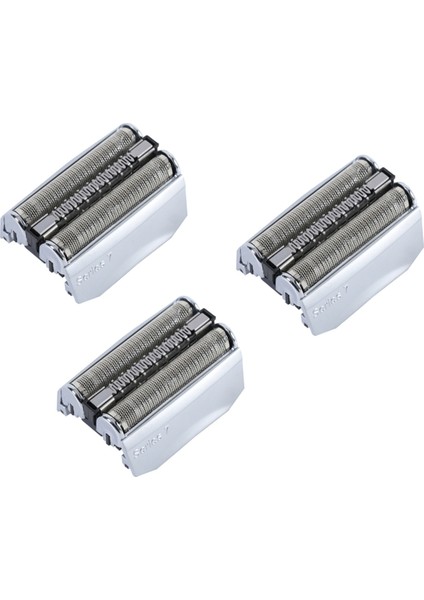 Braun 7 Serisi Folyo Tıraş Makinesi Modelleri 720, 750CC, 760CC, 790CC, 9565, 9595 (3'lü Paket) Için 70S Elektrikli Tıraş Makinesi Başlığı Değişimi (Yurt Dışından)