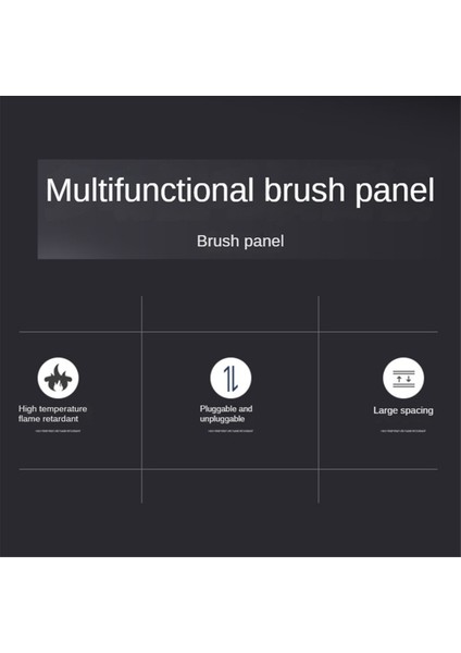 2 Adet Duvar Fırçası Duvar Plaka Fırçası Tekli 1 Çeteli Duvar Prizi Kablo Giriş Plakası Düzenli Montajlı Ön Plaka Duvar Plakası Siyah (Yurt Dışından) fırsatları