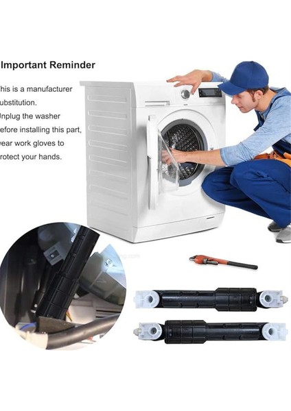 W10822553 8182812 Whirlpool Maytag Amana Kenmore Kitchenaid Çamaşır Makinesi Için 4'lü Paket Çamaşır Makinesi Amortisörü (Yurt Dışından) indirimleri